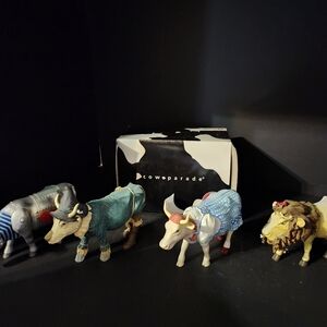 Vintage Cow Parade Wizard Of Oz Figures
